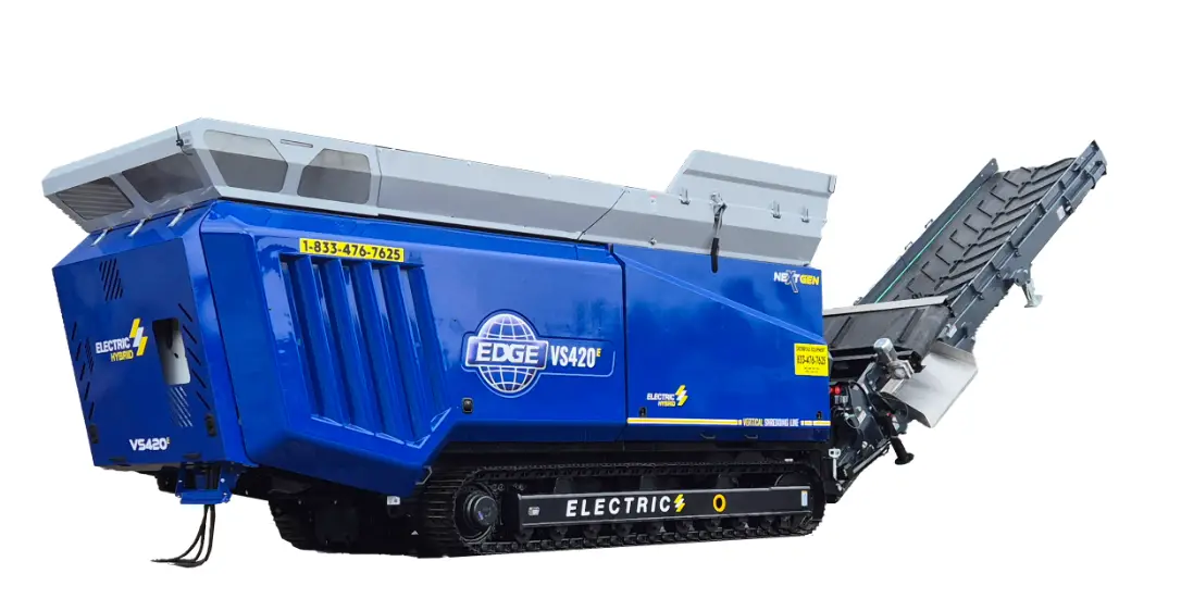 VS420E Electric Hybrid waste shredder